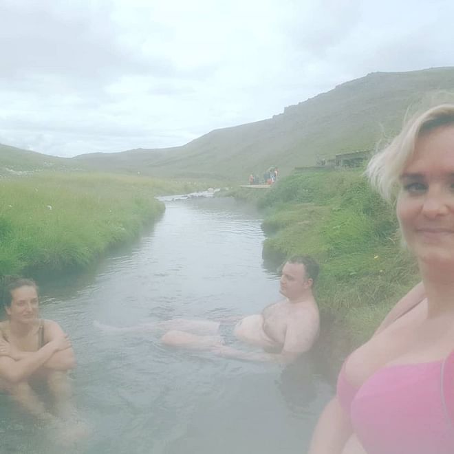 Northern Lights Hot River Hike in Reykjadalur