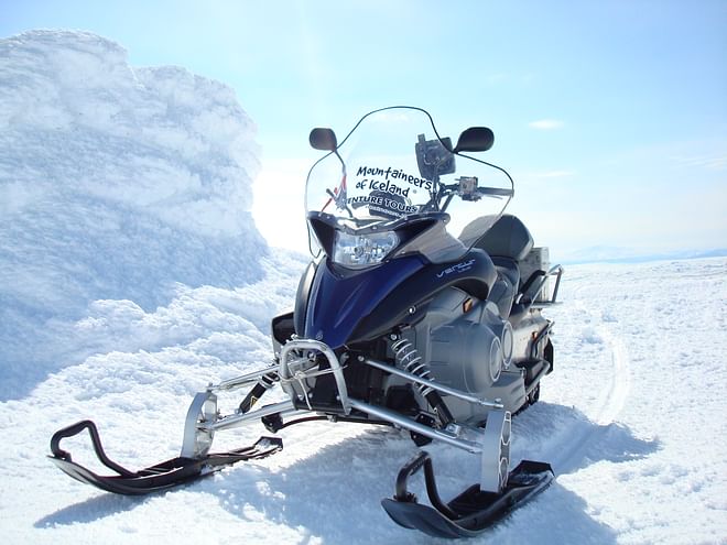   Meet us at Gullfoss - Snowmobile tour