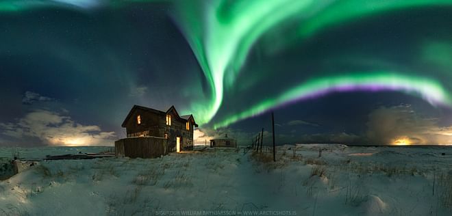Photo infused Northern Lights