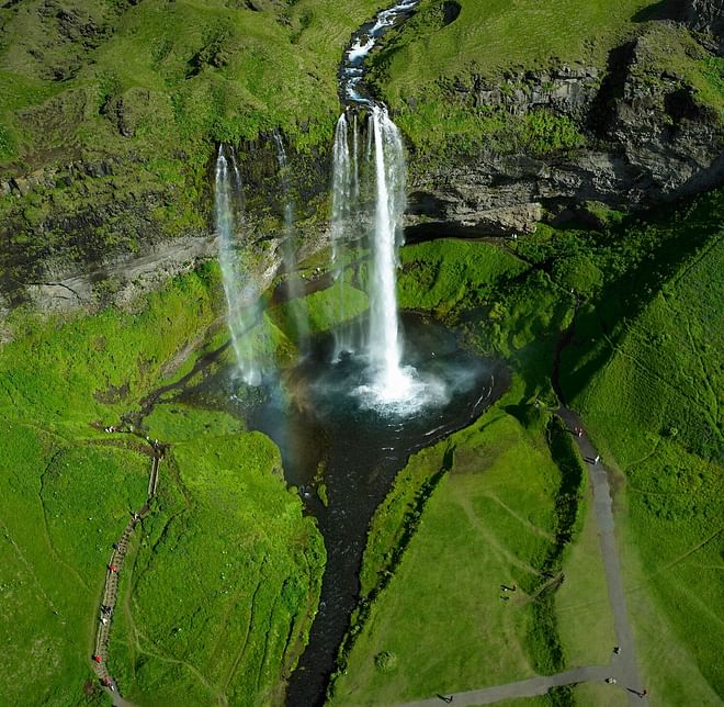 South Iceland, Waterfalls & Black Sand Beach with hotel pickup