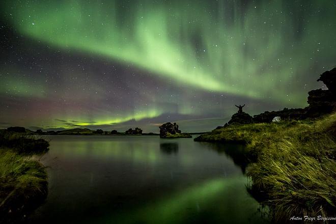 Northern Lights tour from Lake Mývatn