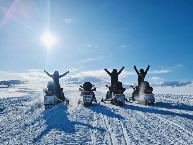 Snowmobile tour from Akureyri