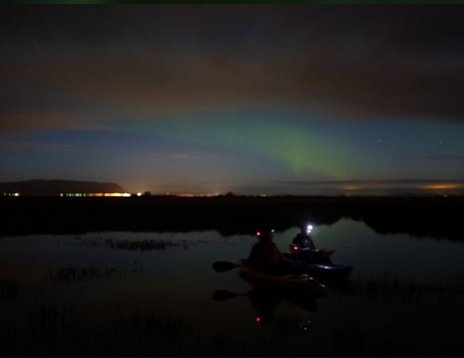 Norðurljósa ferð um fenin