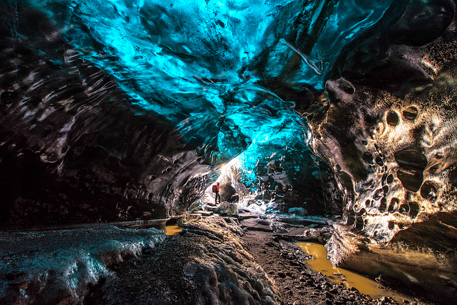 Private Solheimajokull Glacier hike & Katla Ice Cave