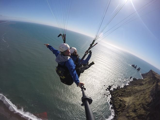 Paragliding tandem flight