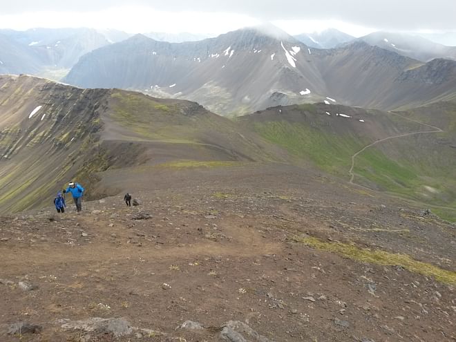 The Svalvogar circle and mt Kaldbakur