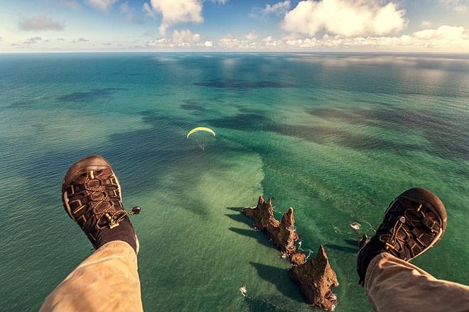 Paragliding tandem flight
