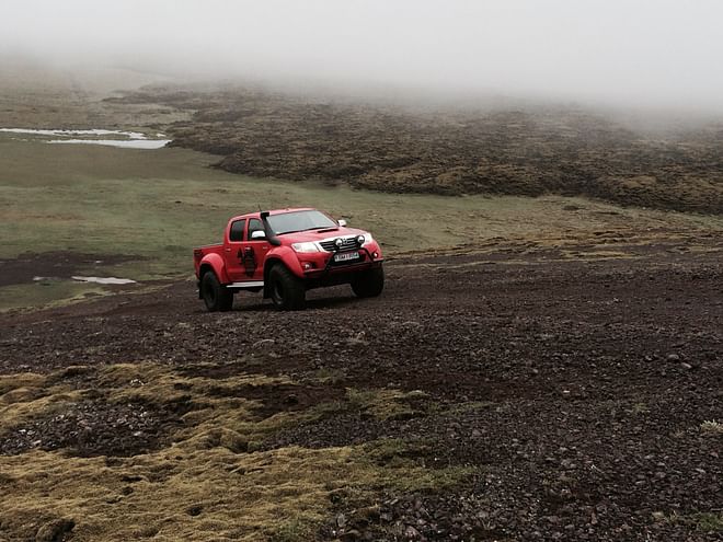 Golden Circle and Natural Ice Cave Jeep tour