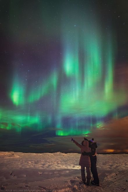 Photo infused Northern Lights