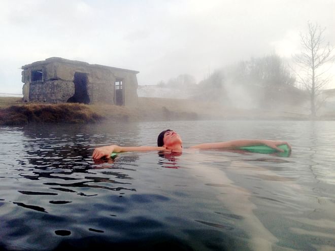  Hot Spring and Cool Glacier - Snowmobile and Secret Lagoon