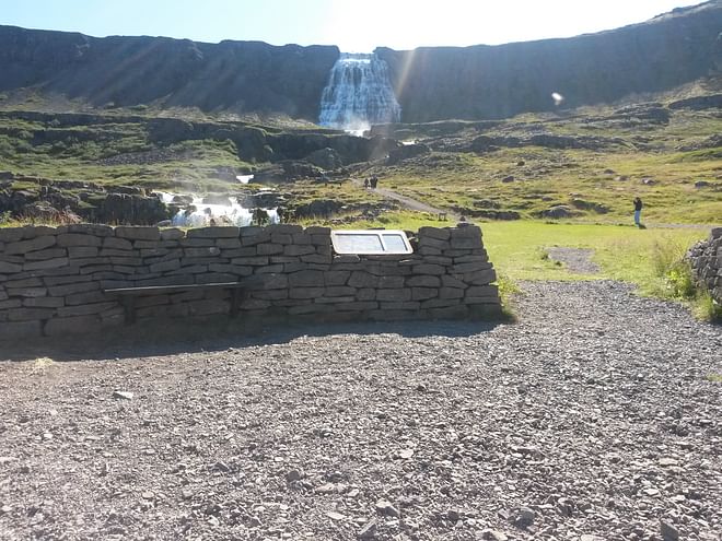 The majestic waterfall Dynjandi