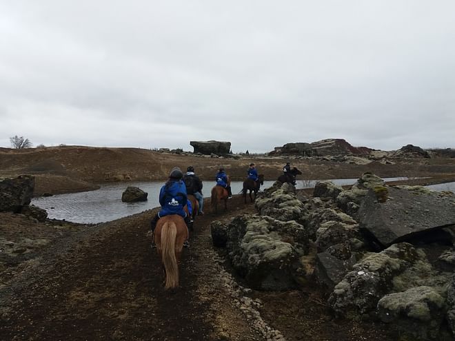 1 Hour - Winter Red lava Tour (With or Without Pickup) 