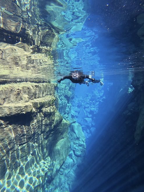 Golden Circle & Snorkeling in Silfra Minibus Tour | Free Underwater Photos