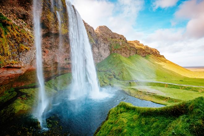Private South Coast with Snowmobiling(option) on Eyjafjallajökull volcano