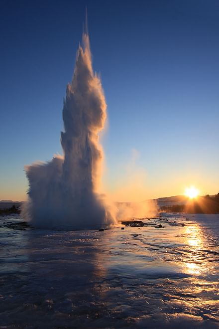 Golden Circle & Sleipnir Monster Truck with Natural Ice Cave with hotel pickup