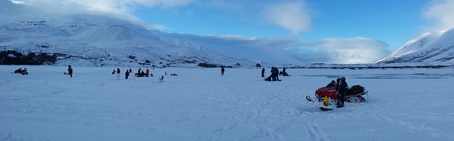 Ice fishing tour from Akureyri