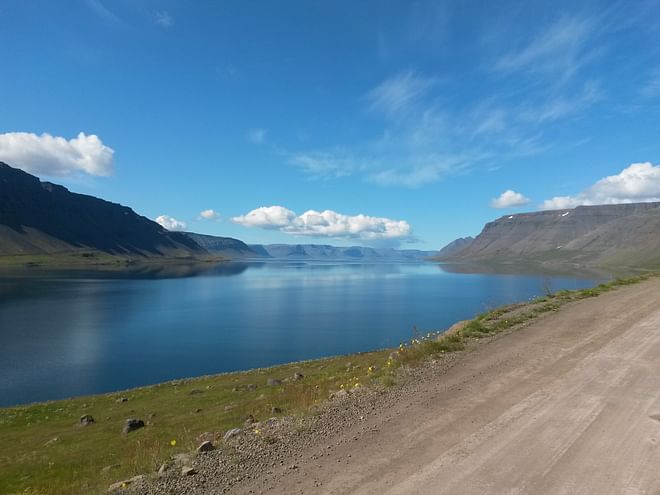 The majestic waterfall Dynjandi