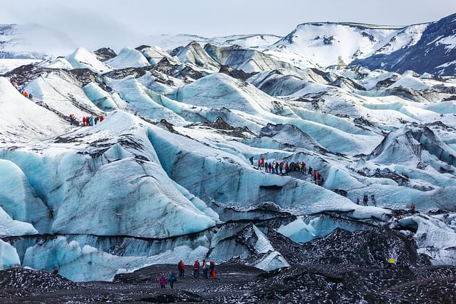 Private Solheimajokull Glacier hike & Katla Ice Cave