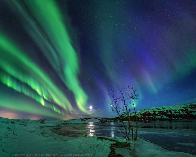 Photo infused Northern Lights