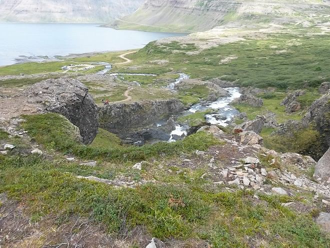 The majestic waterfall Dynjandi