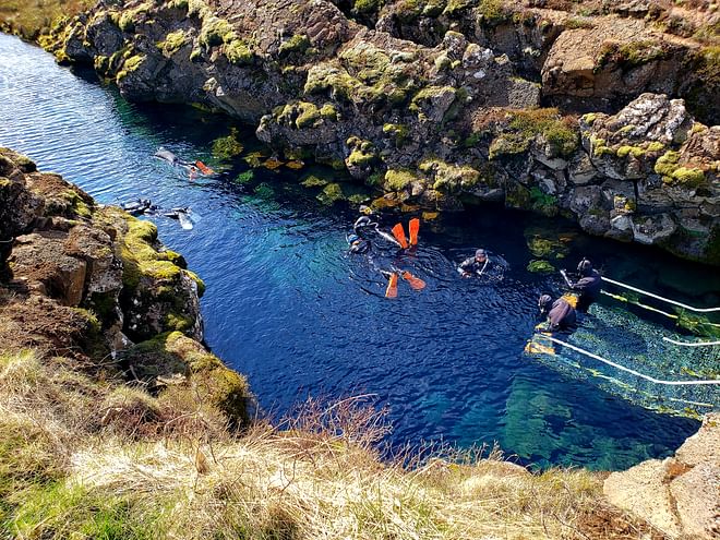 Golden Circle & Snorkeling in Silfra Minibus Tour | Free Underwater Photos