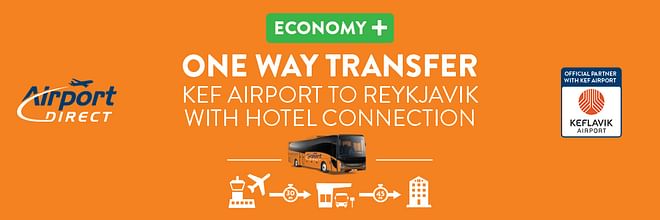 Airport Direct Economy + Hotel drop off  (Keflavik airport to Reykjavik)