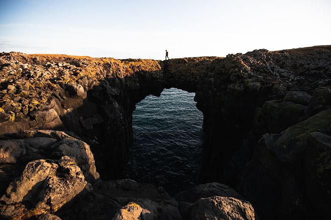 Private Snæfellsnes Peninsula with glacier & lava view