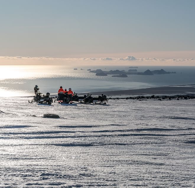  Eyjafjallajökull Snowmobiling Tour