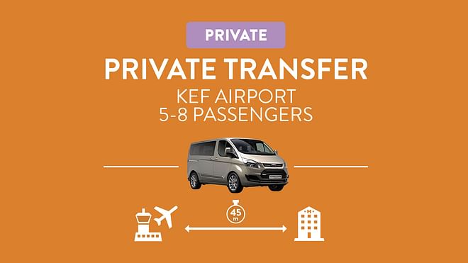 Private airport transfer 5-8 person