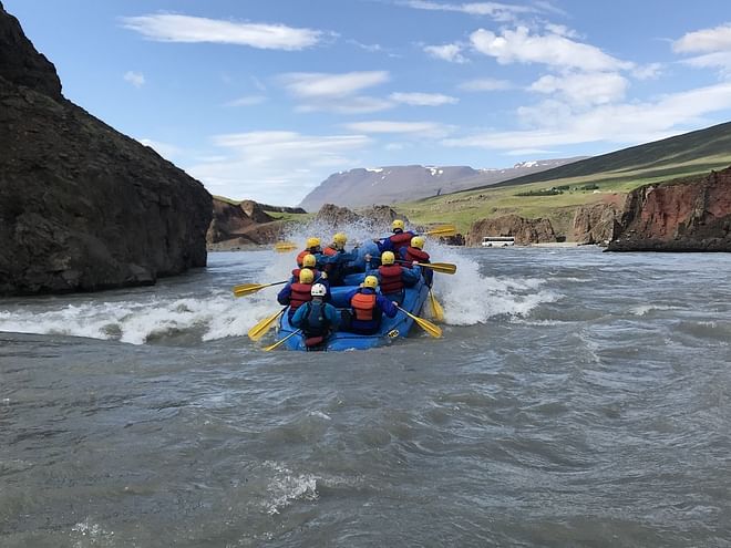 Private rafting in West Glacial River with Pick up and Drop off from Akureyri