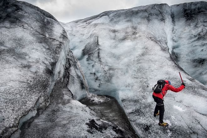 Private Solheimajokull Glacier hike & Katla Ice Cave