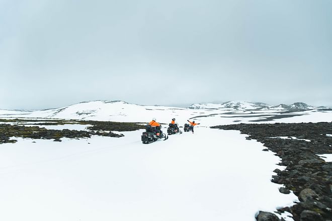  Eyjafjallajökull Snowmobiling Tour
